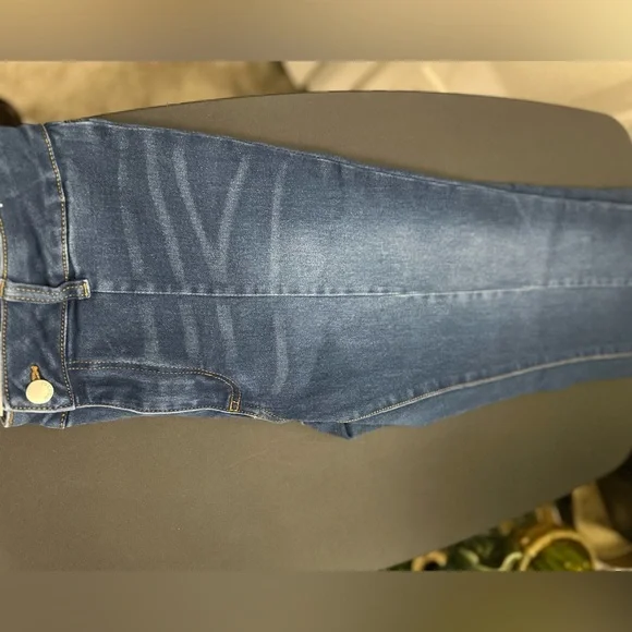 Blue Boot Leg Tahari Dark Blue Jeans - Picture 6 of 8